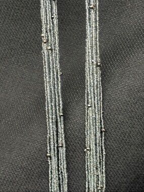 Multi-Strand Beaded Necklace in Gunmetal Gray
